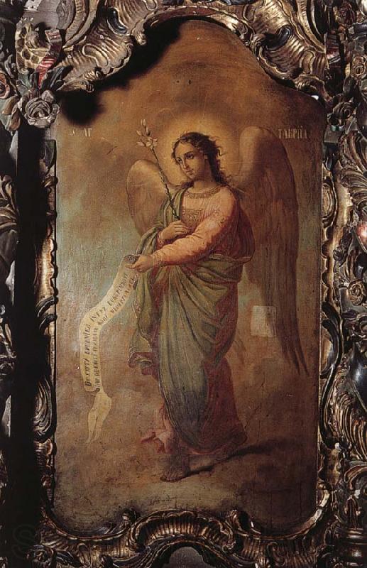 Nicolae Grigorescu Archangel Gabriel France oil painting art